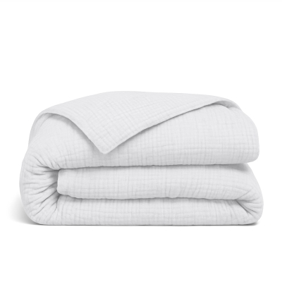 Підковдра полуторна муслін 160х220 WHITE