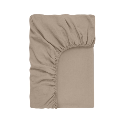 Простирадло на резинці з вареної бавовни 180х200х30 ESPRESSO