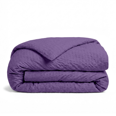 Підковдра полуторна з текстурованої бавовни 160х220 LAVENDER