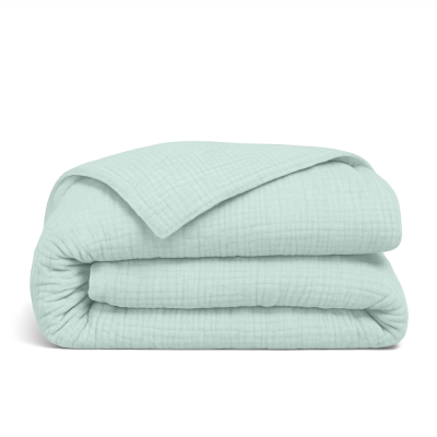 Підковдра євро муслін 200х220 PISTACHIO