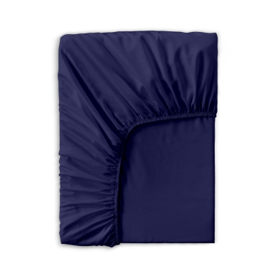 Простирадло на резинці сатин 200x200x25 MIDNIGHT BLUE