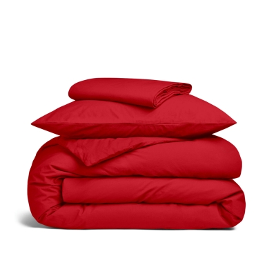 Дитяча постільна білизна з вареної бавовни в ліжечко BURGUNDY