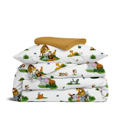 Дитяча постільна білизна в ліжечко ZOO ANIMALS CS3