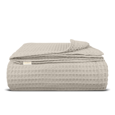 Плед покривало вафельне 200х220 Bronze Greek Waffle