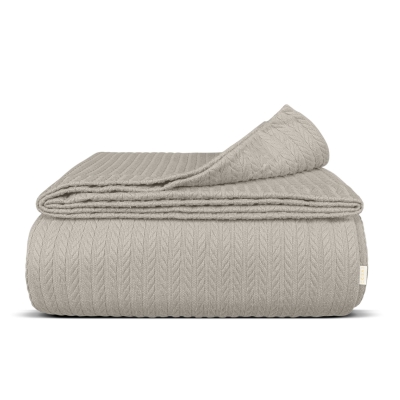 Плед покривало косичка 160х230 Almond Knitted Braid
