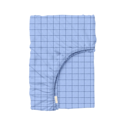 Простирадло на резинці 200х220 BLUE GEOMETRY