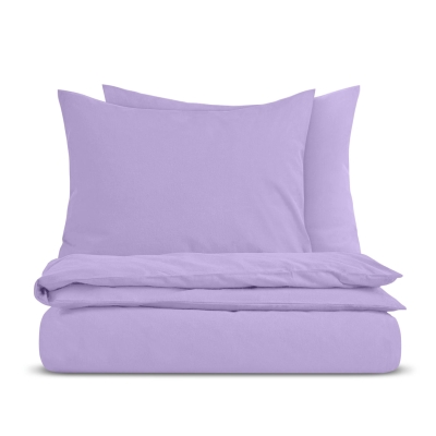 Двоспальний комплект без простирадла фланель LAVENDER