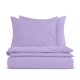 Двоспальний комплект без простирадла фланель LAVENDER
