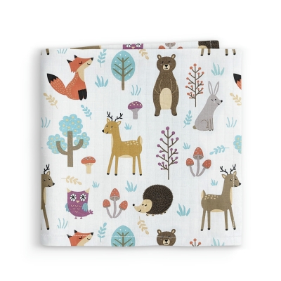 Муслінові пелюшки 110x150 COLORFUL ANIMALS