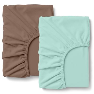 Набір простирадло на резинці фланель 200х220 MINT COCOA