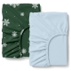 Набір простирадло на резинц фланель 80х160 FROSTED FOREST