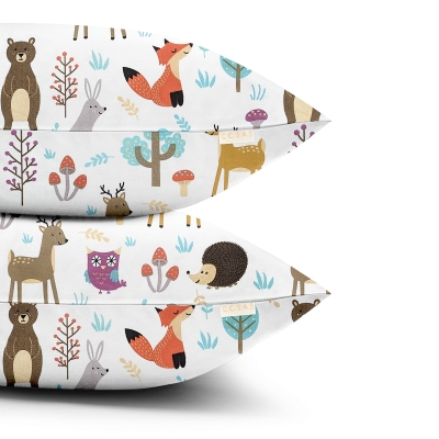 Набір наволочок на подушку 40х60 COLORFUL ANIMALS