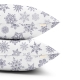 Набір наволочок на подушку 50х70 SNOWFLAKES GRAY