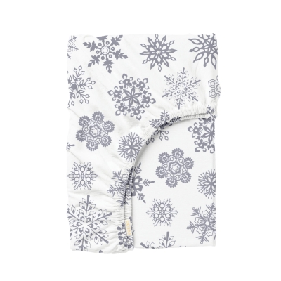Простирадло на резинці 200x200 SNOWFLAKES