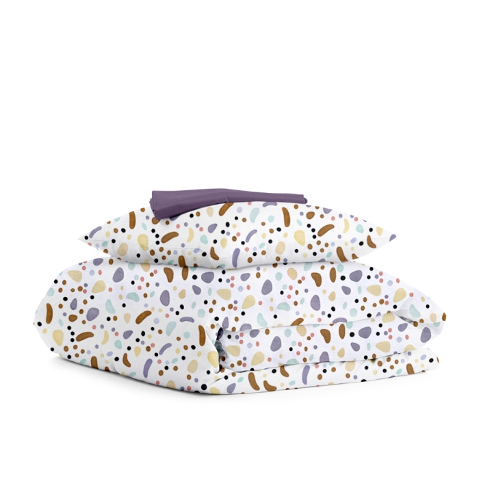 Дитяча постільна білизна в ліжечко COLORFUL STONES CS1