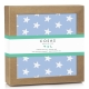 Непромокаючий наматрацник 70х120 LIGHT BLUE STARS