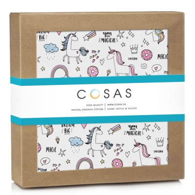 Дитячий непромокаючий наматрацник 70х140 UNICORN SWEET