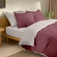 Двоспальна постільна білизна з простирадлом на резинці BLUEBERRY CS12