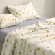 Підліткова постільна білизна фланель з простирадлом на резинці HONEY BLOOM CS5