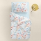 Підліткова постільна білизна з простирадлом на резинці AQUARELLE FLOWERS CS8