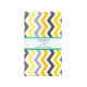Набір простирадло на резинці 90х200 GREY / YELLOW ZIGZAG