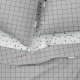 Полуторна постільна білизна GREY GEOMETRY CS7