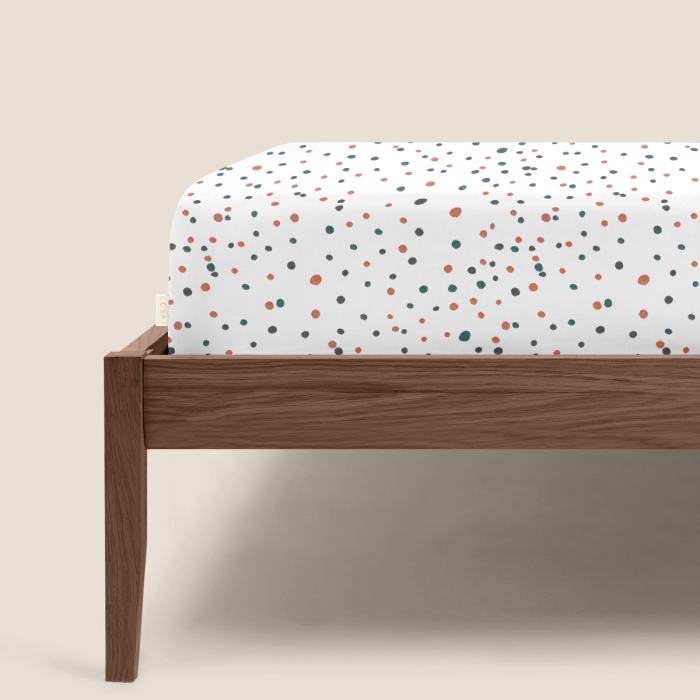 Простирадло на резинці 150x200 COLOR DOTS