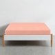 Простирадло фланель на резинці для коляски та люльки 40x80 PEACH