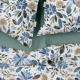 Євро постільна білизна з простирадлом на резинці CALIFORNIA FLOWERS CS2