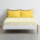 Простирадло на резинці в дитяче ліжечко 70х140 ICECREAM YELLOW