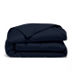 Євро постільна білизна з наволочками оксфорд MIDNIGHT BLUE