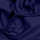 Євро постільна білизна сатин з простирадлом на резинці MIDNIGHT BLUE CS1