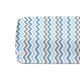 Набір простирадло на резинці 90х200 DARK BLUE / BLUE ZIGZAG