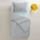 Набір простирадло на резинці 90х200 LIGHT BLUE / PAWS