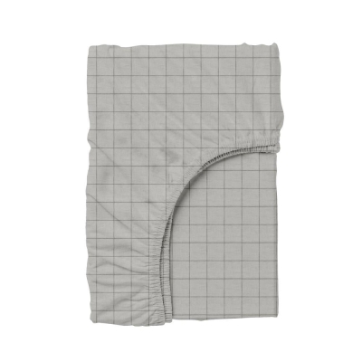 Простирадло на резинці 150x200 GREY GEOMETRY