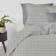 Сімейний комплект постільної білизни GREY GEOMETRY CS1