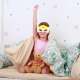Простирадло полуторне 155х240 BEIGE DOTS