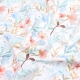 Двоспальна постільна білизна з простирадлом на резинці AQUARELLE FLOWERS CS8