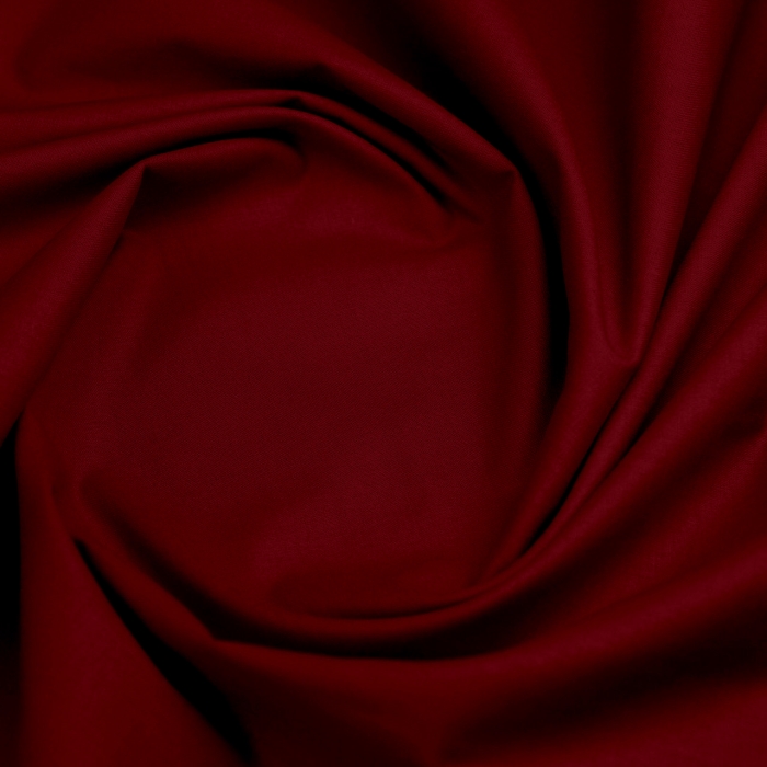 Сімейна постільна білизна ранфорс з простирадлом на резинці RUBY BORDO