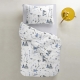 Набір простирадло на резинці 60х120 набір GREY / WHITE