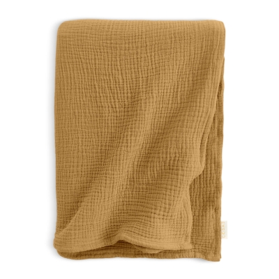 Муслінове покривало 240х260 MUSTARD