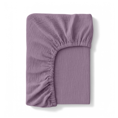 Простирадло на резинці муслін 200х220х25 AMETHYST
