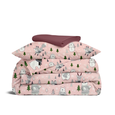 Дитяча постільна білизна в ліжечко WINTER ANIMALS CS11