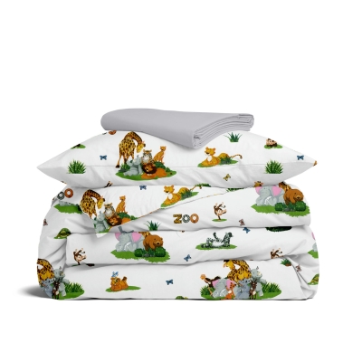 Дитяча постільна білизна в ліжечко ZOO ANIMALS CS4
