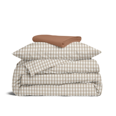 Дитяча постільна білизна в ліжечко BEIGE CHECK