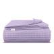 Плед покривало вафельне 200х220 Lavander Greek Waffle