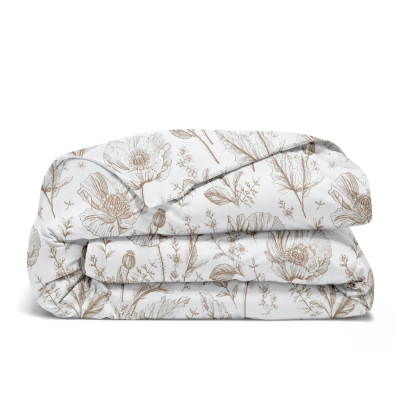 Підковдра двоспальна 180х220 BOTANIC FLORA BEIGE