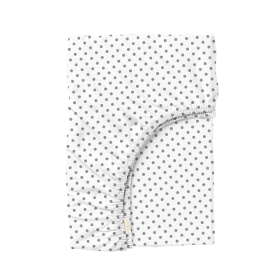 Простирадло на резинці 200x200 GREY DOTS CS1