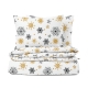 Двоспальний комплект без простирадла фланель SNOWFLAKES CS4