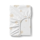 Простирадло на резинці фланель 100х200 SNOWFLAKES GOLD